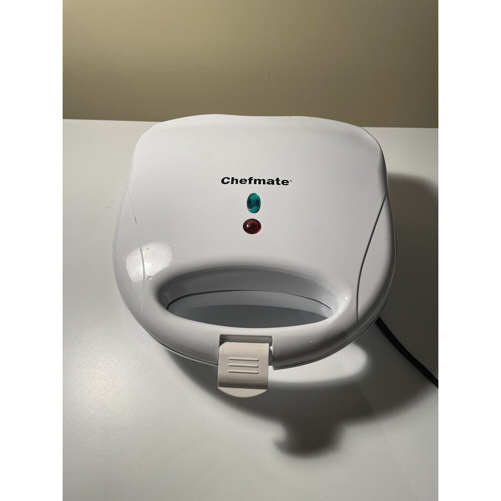 Chef Mate, 2-Slice, Sandwich Maker, Cool Touch Handles, Nonstick Plates